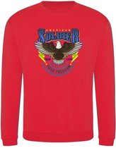 Sweater purple pink American Soldier - Red (L)