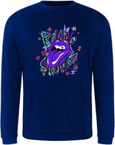 Sweater purple Rolling Stones - Kobalt (S)