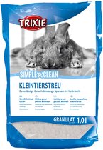 Trixie simple'n'clean granulaat silicaatstrooisel 400 gr 1 ltr 20 st