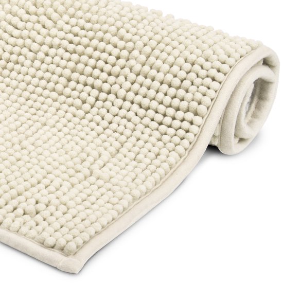 Tapis de bain Beautissu antidérapant 50x50cm - Tapis de douche Tapis de bain crème - Beaumare WR