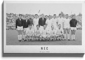 Walljar - NEC elftal '64 - Muurdecoratie - Canvas schilderij