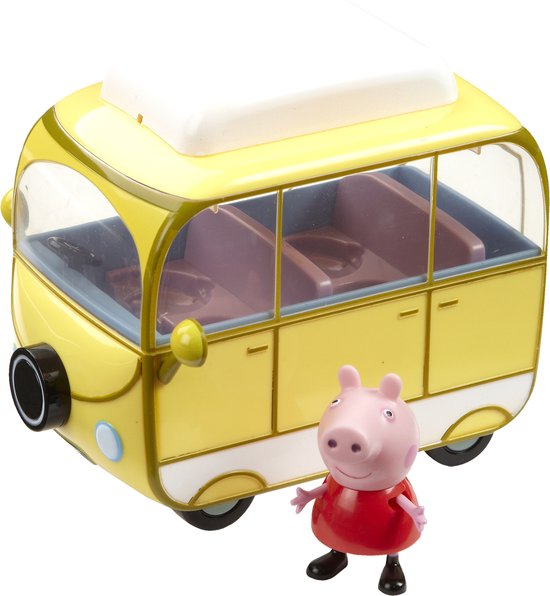 Peppa Pig - een Peppy-camper met een figuur aanbeden door alle kinderen