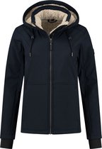 Kjelvik Ymke navy softshell winterjas - maat 38