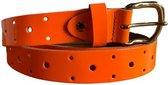 Belt Leather Neon Orange