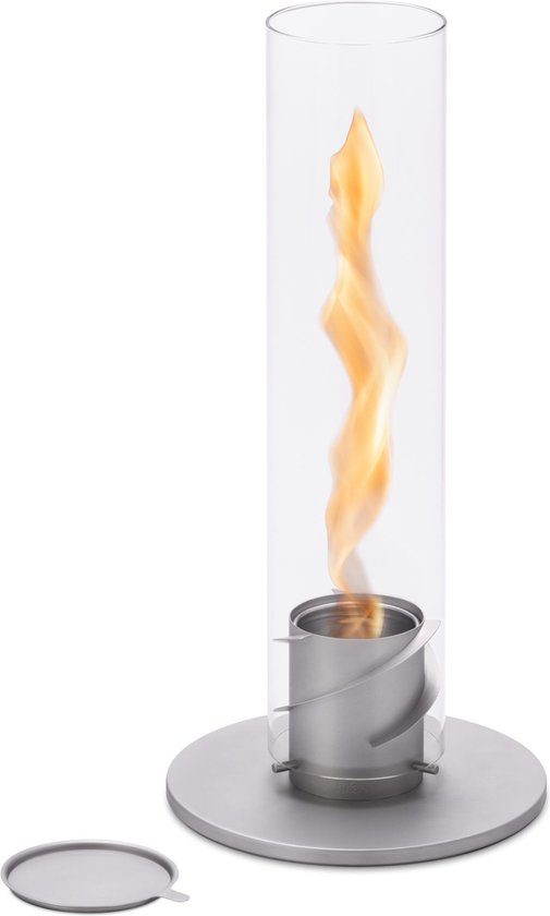 cheminée / feu de table spin 900 - Ø 19 x 40.5 cm - or