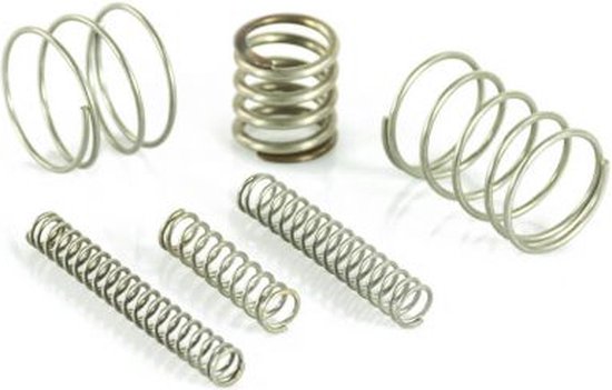 Druckfeder Edelstahl QUARKZMAN Druckfedern Edelstahl 304 - 5 Stück, 4mm