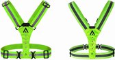 LED Sport Vest Reflectie - Hardloop Vest - Reflecterend Hardloopvest - Hardloop Verlichting - Veiligheidsvest - Volwassenen/Mannen/Vrouwen - Verstelbaar - One Size - Neon Geel