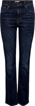 Only ONLFNAHLA HW STR JEANS - Dark Blue DNM Blue