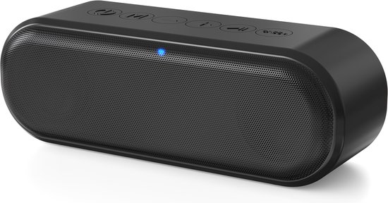 Auronic Bluetooth Speaker - Draadloos - tot 20 uur Batterij - Base+ mode - Spat Waterdicht - Zwart
