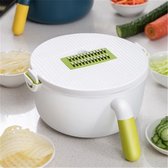 binobon - keukenmandoline - Multifunctionele Groentesnijder - Mandoline met vergiet - Fruit vergiet