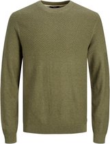 JACK&JONES PREMIUM JPRBLAWINTER STRUCTURE KNIT CREW NECK Heren Trui - Maat L