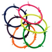 Armbanden set - 6 Stuks - Gekleurd, neon - Damesdingetjes