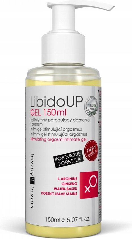 LibidoUp Gel intieme gel om sensaties en orgasme te verbeteren 150ml