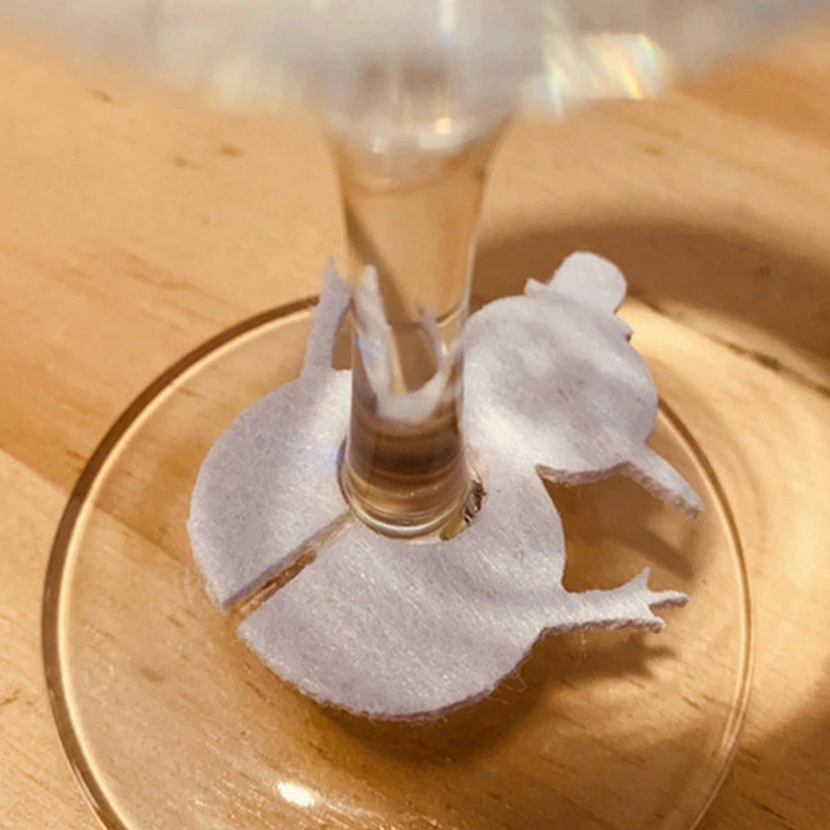 100 Marqueurs Verre à Vin Noël – Étiquettes Charmantes Pour Identifier Les Verres, Décoration De Fête