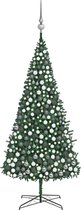 Huis en Tuin Depot Kunstkerstboom Met Led'S En Kerstballen 400 Cm Groen