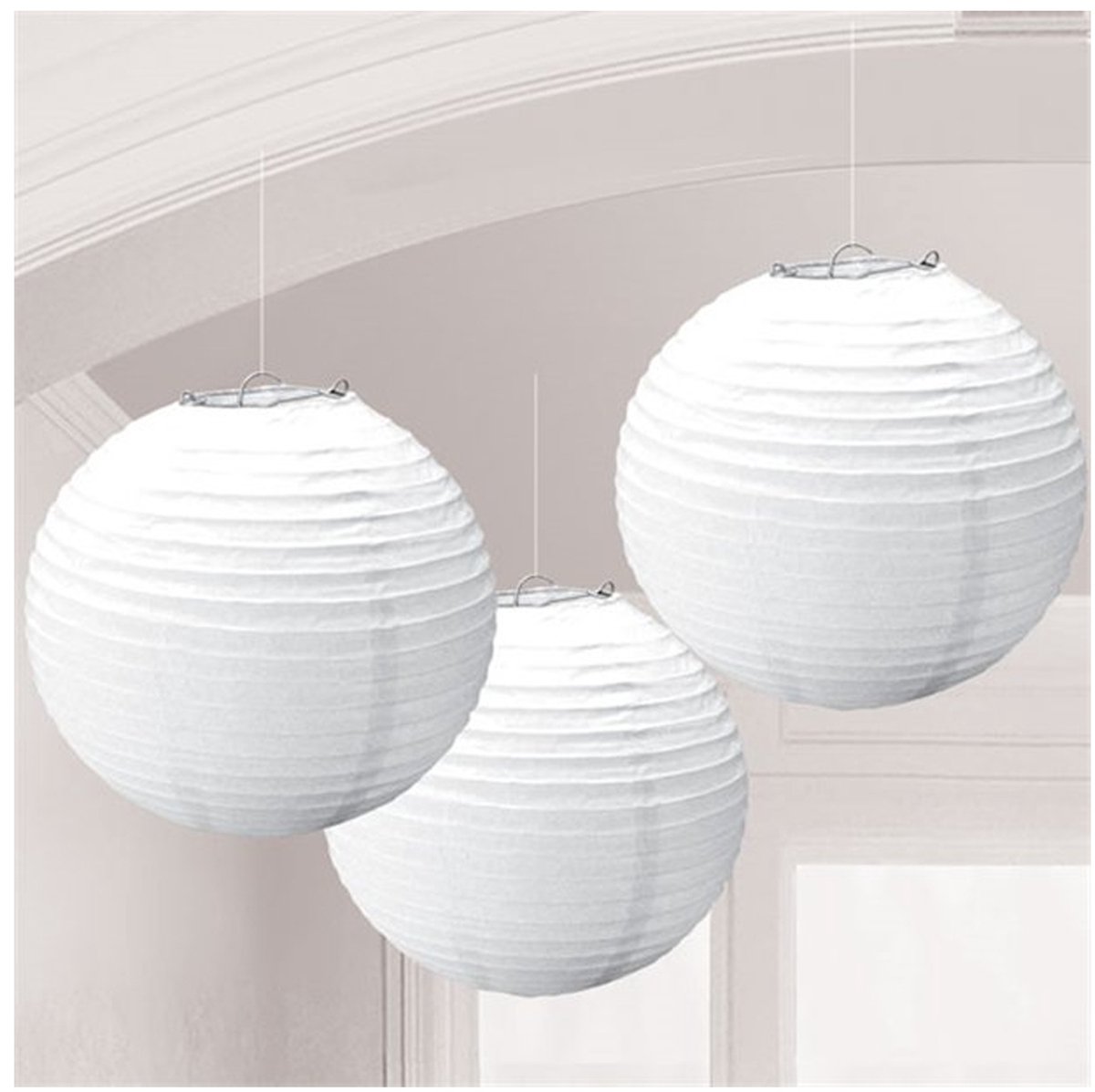 Lampionnen - Wit - 3 stuks