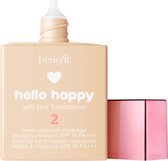 Benefit Hello Happy Soft Blur Foundation 30 ml Fles Crème 02 light warm