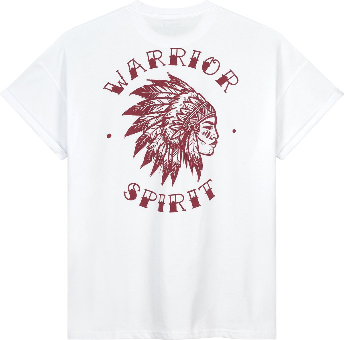 Warrior Spirit - Oversized - Wit T-shirt