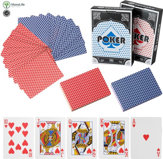 Thumbnail van een extra afbeelding van het spel Morelife Pokerset |Volledige Pokerset 500 chips | Aluminium Pokerkoffer | Inclusief 2 × Kaartspel | De beste Pokerset | 5 Dobbelstenen | Sleutels | Dealer button