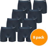 Apollo Bamboo boxershorts Navy - 8 bamboe boxershorts heren Donkerblauw - Maat S