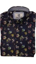 Compañeros shirt lange mouw met bladerenprint
