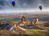 Luchtballonen boven Cappadocië op Puzzel 3 - Lastige Puzzel 500 stukjes | Landschap - Fons Kern