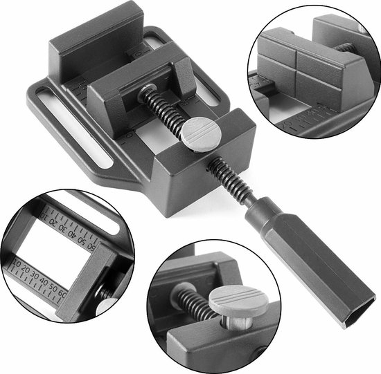 Bankschroef 120mm met verwisselbare bekken - Gereedschap online kopen? | Korting tot 35