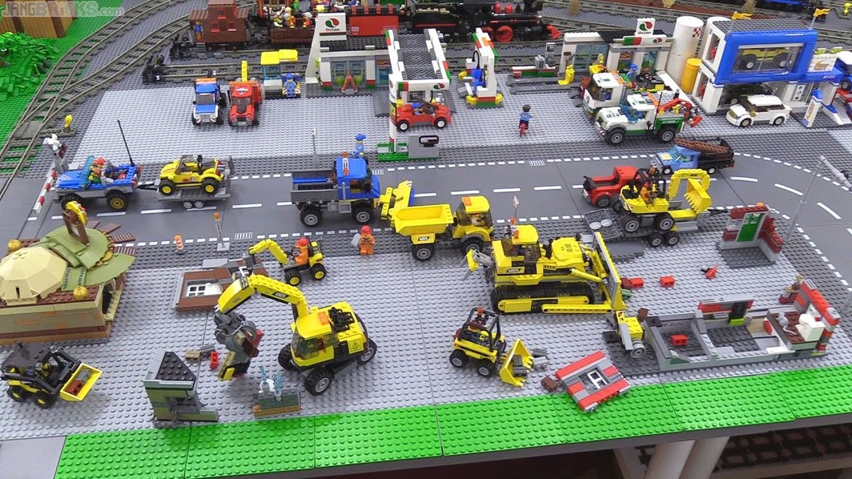 Plaque de construction Extra Groot adaptée à LEGO - Grande