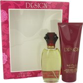 Paul Sebastian Design Eau De Parfum Spray + Body Lotion For Women Gift Set