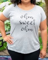 Yogashirt korte mouw Ohm sweet Ohm