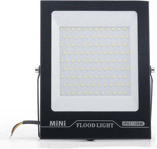 LED Schijnwerper Voor - Breedstraler - Bouwlamp - Gehard Glas - Floodlight -... | bol.com