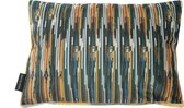 Skinsbynature luxe sierkussen Ittba emerald gold fluweel streepjes 30 x 50 cm