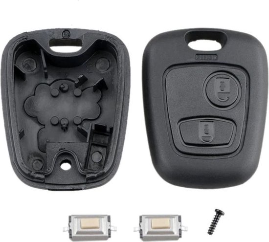 Autosleutelbehuizing 2 knoppen met batterij en microschakelaars geschikt  voor Toyota... | bol.com
