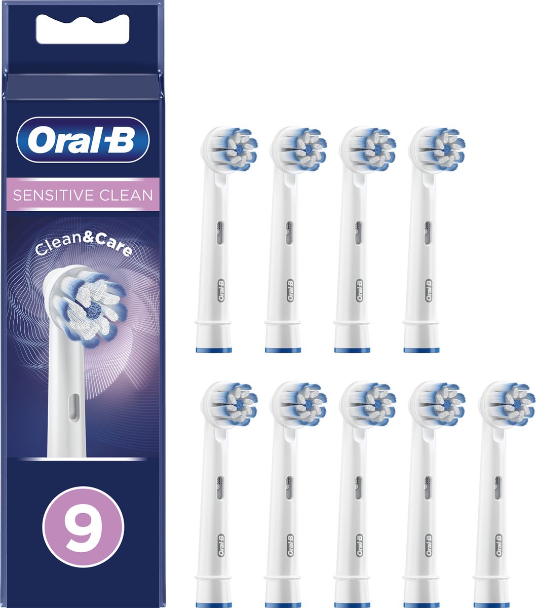 Oral-B Sensitive Clean Opzetborstel Verpakking Van 9 Stuks