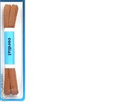Cordial veter - 120cm - licht cognac - plat