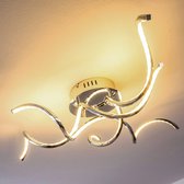 Belanian.nl -  Modern mooie plafondlamp LED chroom, 3-lichtbronnen,Vintagea mooie  Led Hanglamp  voor Gang, slaapkamer, woonkamer