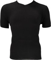Bamboo T-shirts men basic 2 pak black v-neck made by Apollo maat XXL