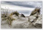 Wanddecoratie - Foto op Plexiglas - Plexiglas Schilderij - Ouddorpse duinen - Fons Kern - 100x70 cm