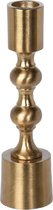 Kandelaar - goud - kerst - kerstverlichting - kaars - 16 cm hoog