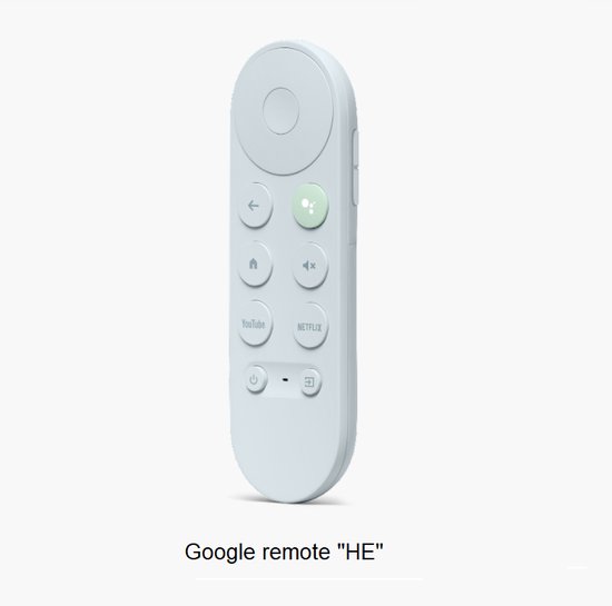 Google Chromecast 2020 Google TV losse afstandsbediening hemelsblauw (HE) |  bol.com