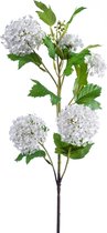 Kunstbloem Viburnum 75cm beige