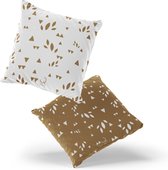 Quilla - Pure Natural - Sierkussen - 40x40cm - Geel