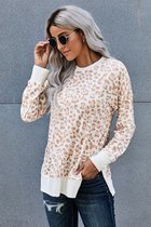 Sweatshirt Dames - Luipaardprint - Maat L
