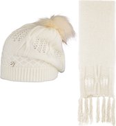 SYT Dames 2-Delig Winter Set | Sjaal - Muts | Cool-01 (K2380-03)