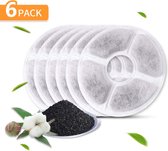 Minaro Drinkfontein Filters - Navulling set van 6 stuks - 6-pack