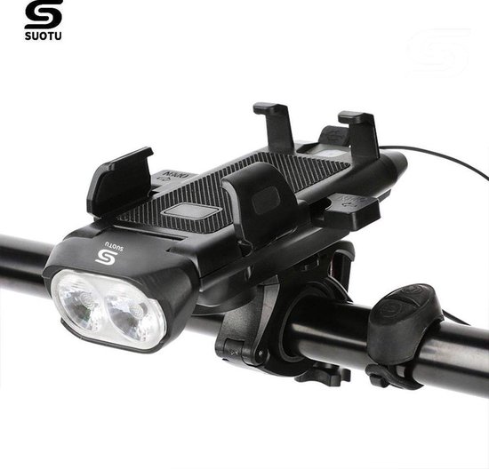 Gezichtsveld Dom pantoffel BOTC LED Fietsverlichting - USB oplaadbaar - 4 modes - Waterbestendig -  Fietslicht -... | bol.com