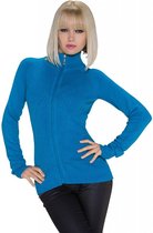 Dames Fashion Gebreide Cardigan Licht Blauw - one size S/M