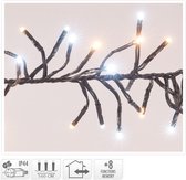 Clusterverlichting / Kerstverlichting / Kerstboomverlichting / Lichtsnoer - Wit & Warm Wit - 5,6 Meter