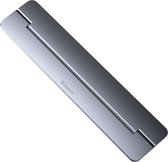 Baseus Laptop Standaard - Opvouwbaar - Verstelbaar - Laptop Standaard Ergonomisch - Laptop Verhoger - Aluminium - Grijs