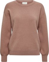 Minus Lupi Knit Pullover Truien & Vesten Dames - Sweater - Hoodie - Vest- Roze - Maat XS